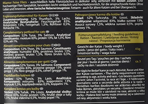 Miamor Feine Filets in Jelly Thunfisch in Lachsjelly 24x100g