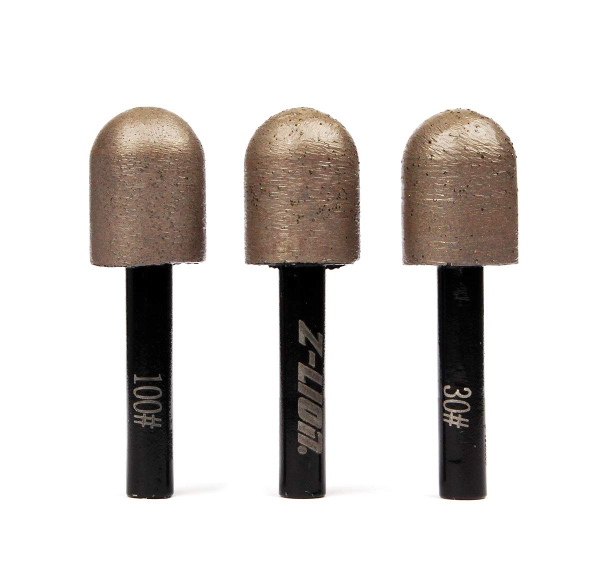 Diamond Sintered Mounted Pointg-Marble Granite Stone Hole Groove Grinding Wheels (3-Pcs)