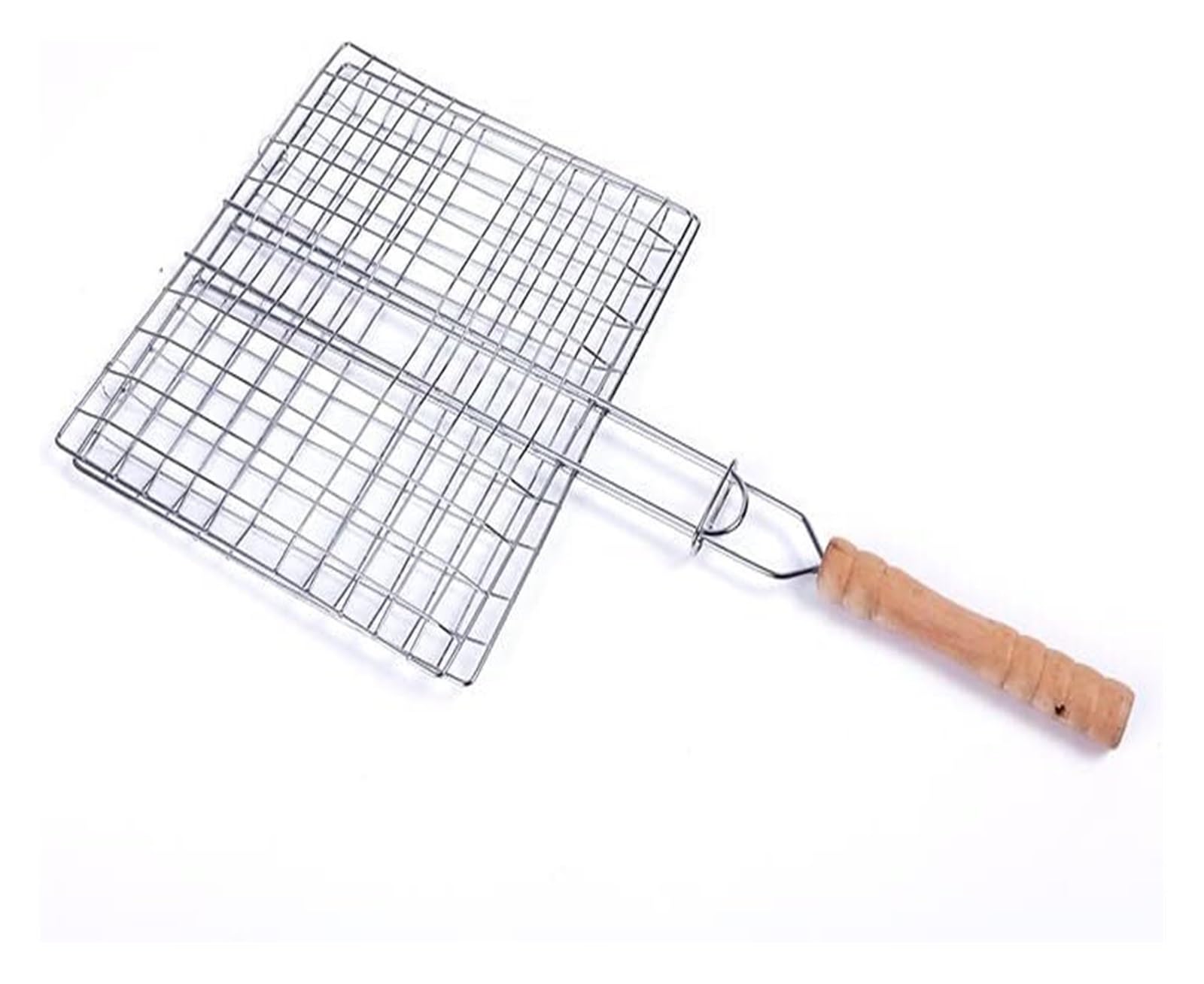 Ruszt do grilla BBQ Koszyk do grillowania ze stali nierdzewnej z powłoką zapobiegającą przywieraniu Koszyk do grilla Narzędzia Siatka do grilla do ryb, steków, warzyw