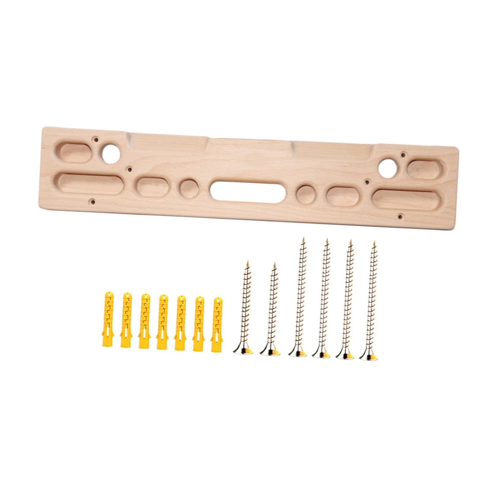 Yiju Climbing Hangboard Finger Strengthener Climbing Training Board Pull up Fingerboard Rock Climbing Fingerboard for Climbers