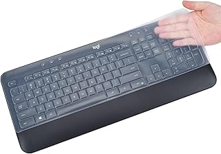 Keyboard Cover Skin for Logitech MK545 MK540 Advanced Keyboard, Logitech MK545 Keyboard Protector, Logitech MK540 Silicone Keyboard Cover