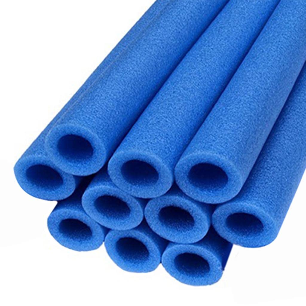 Sharplace 2x 10x Trampoline Pole Foam Sleeves Replacement Anti-Collision Sponge Tube Protective for Children Jumping Bed 40cm Blue