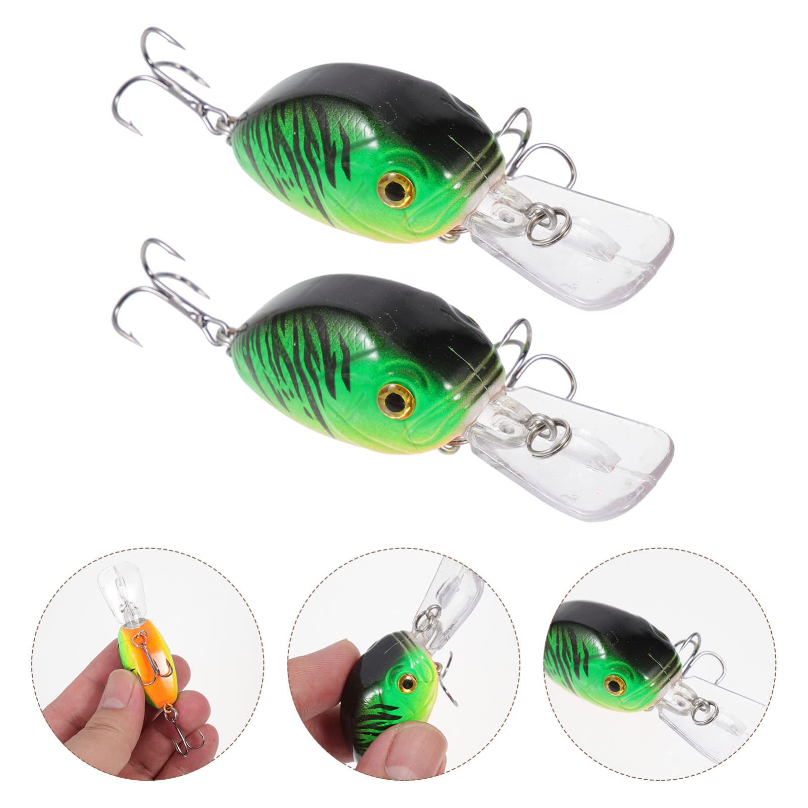 Leurres Pêche Crevettes : 5 Appâts Artificiels 3g Pour Truite, Brochet, Etc.