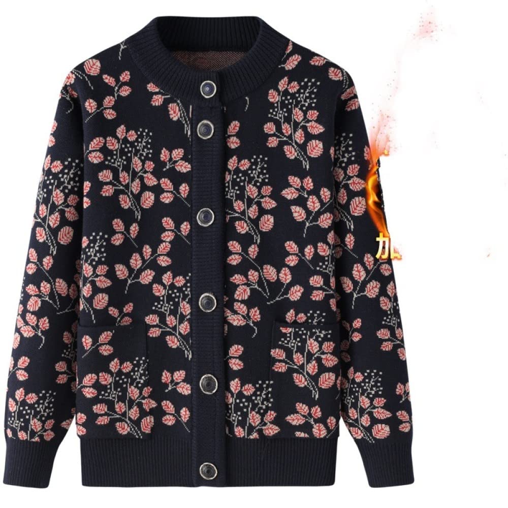 Cardigan Femme Motif Floral - Manches Longues Avec Poches - Pour Femme élégante - 3