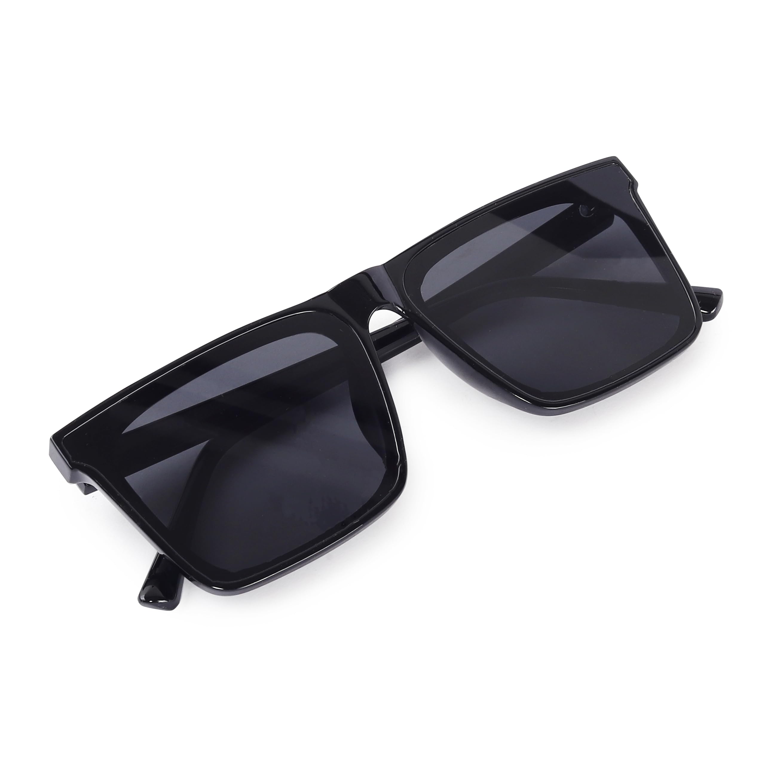 Designer Rectangle Shades Flat Lens Men Sunglasses - Trendy Eyewear, 100% UV Protection, Fashionable Accessories Sleek And Fine Quality Of The Sunglass