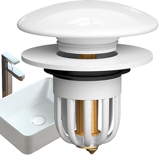 Sink Stopper Odorless and Clogging-Proof Strainer and Bathtub Stopper | Sink Drain Strainer Suitable For Toilet And Shower And Sink And Laundry Room And Campervan And And Indoor