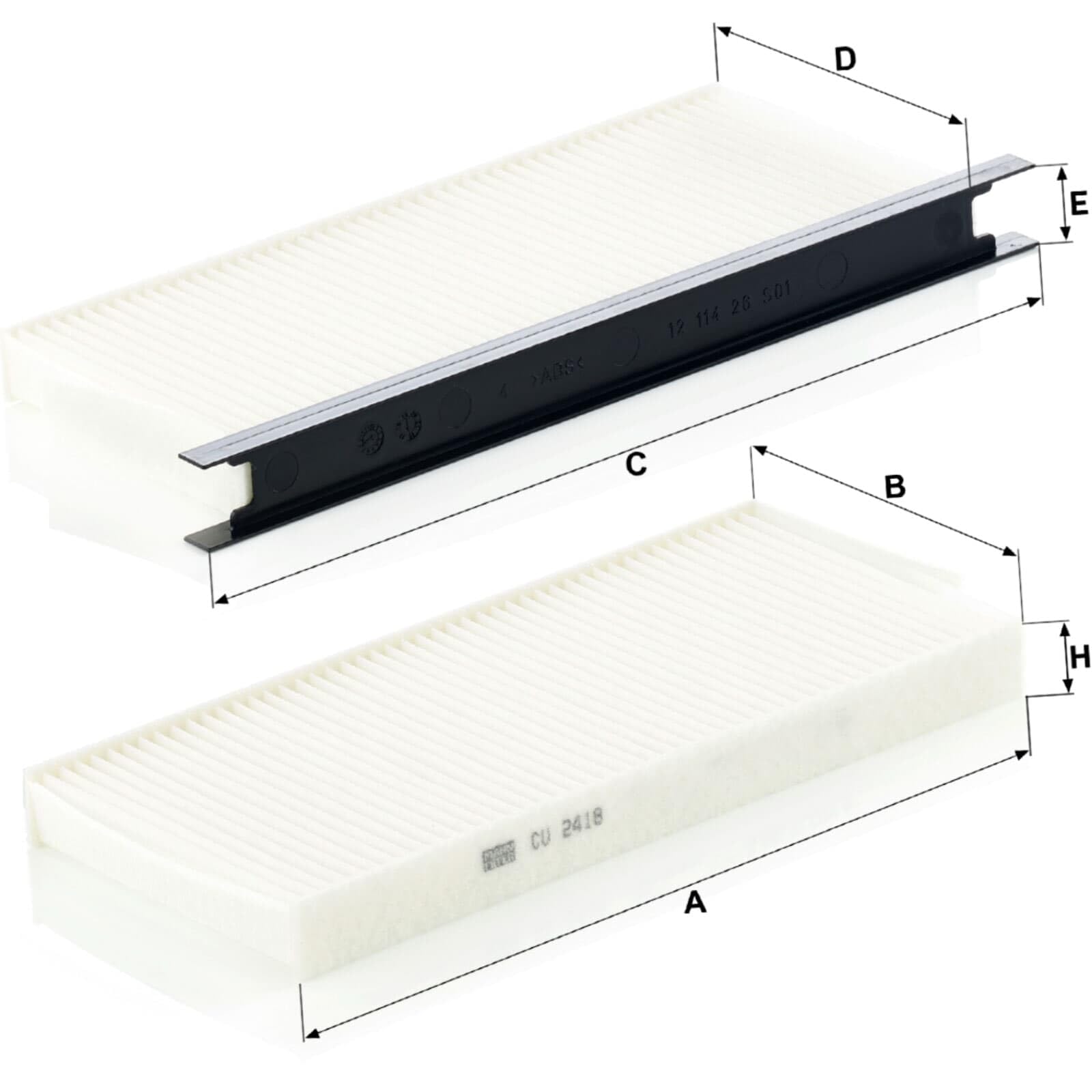 Mann Filter Inspektionspaket | C30011+CU2418-2+HU6011Z+PU9009z+518.471.021+MN1801, Inspektionspaket & kit