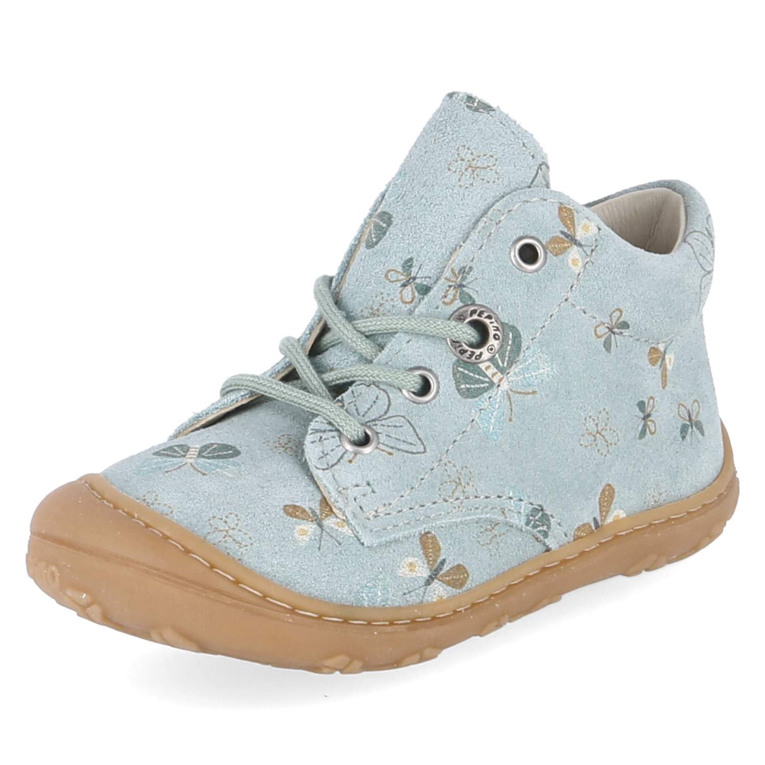 PEPINO 50 1200502/111 Unisex buty do nauki chodzenia, skóra zamszowa w kolorze białym - rozm. 20, Niebieski kombi., 20 EU