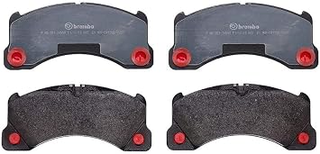 Brembo P65021 Low-Met Alloy Steel Front Disc Brake Pad Set PORSCHE/VW OE# 7P0698151