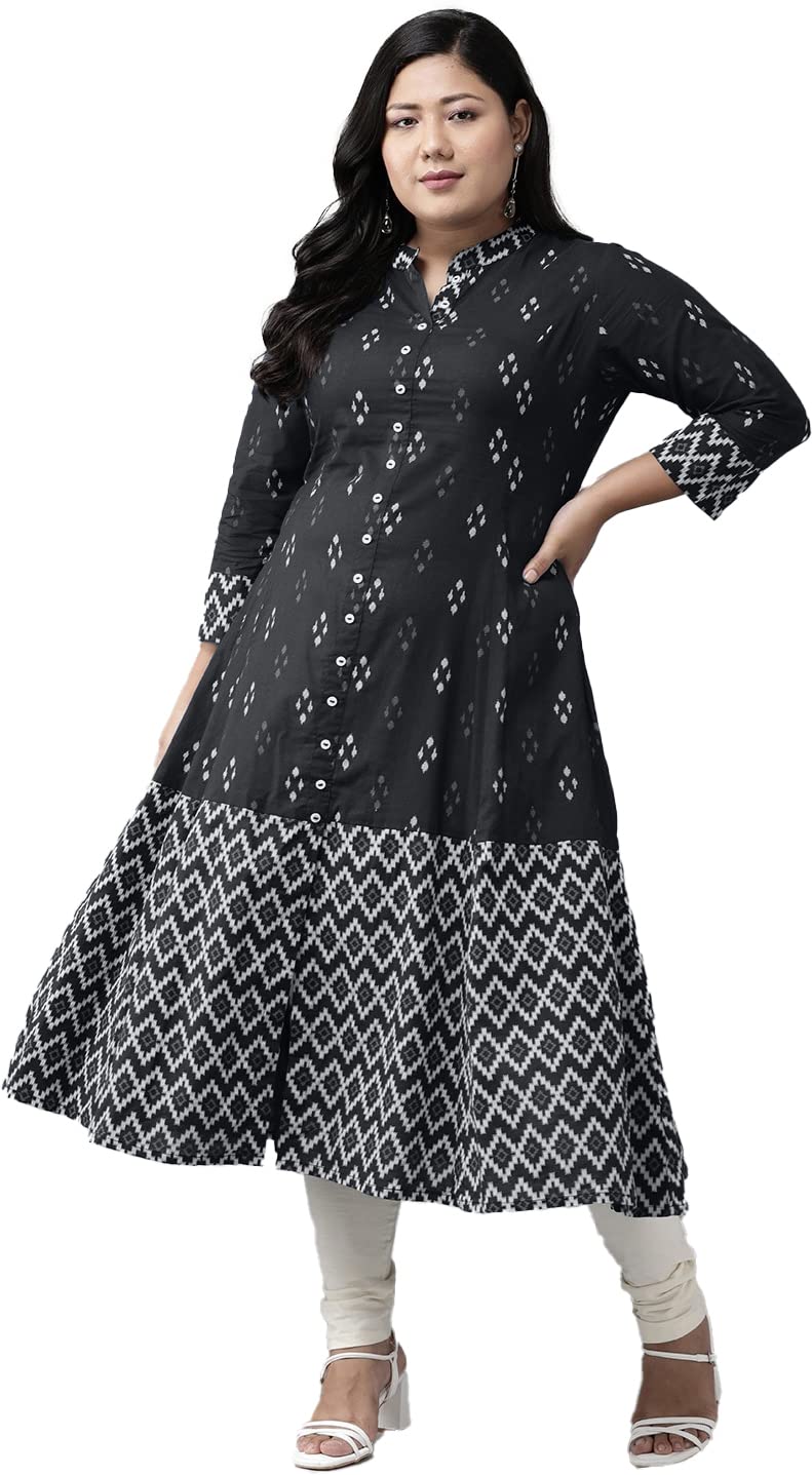 Yash GalleryWomen 1515PLYKBLACK Tunic Shirt (pack of 1)