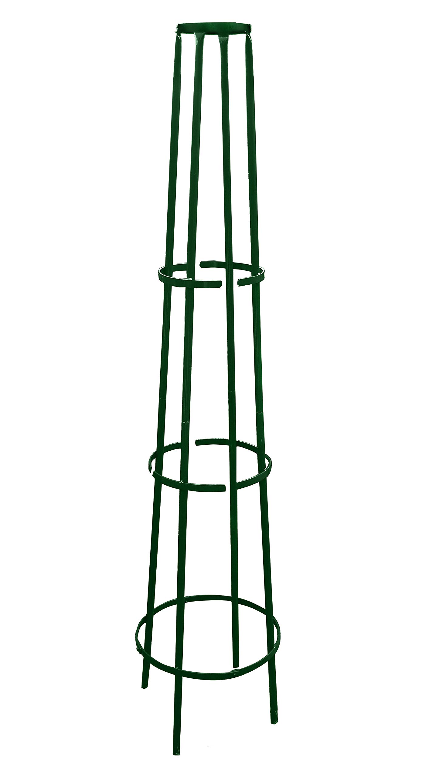 Louis Moulin 3824 Tuteur Colonne Corset Conique Métal Vert Sapin 200 cm - Made in France