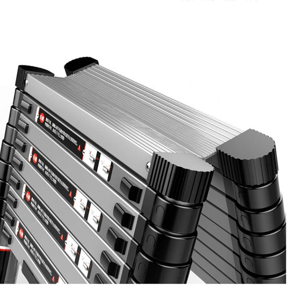 Extension Ladder Household Folding Herringbone Ladder— Aluminum Alloy Lifting Stairs, for Family, Outdoor, Engineering (Size : Herringbone Ladder 2.5+2.5m)