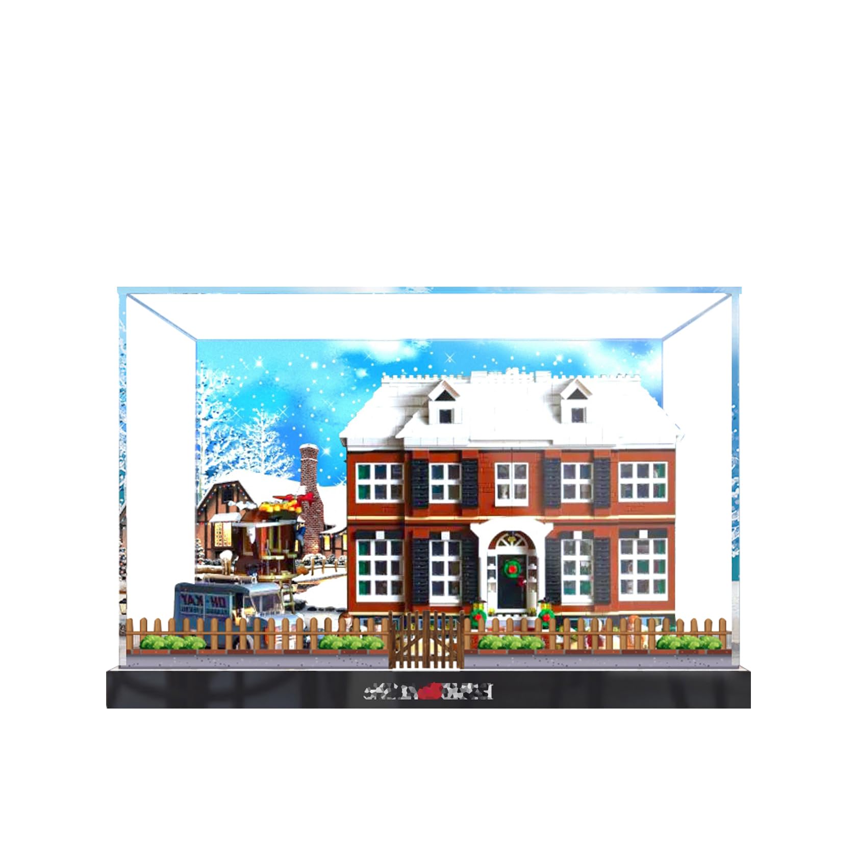 Acrylic Display Case for Lego Ideas Home Alone McCallisters’ House 21330, Ultimate Display Solution for Model Collectibles - Protect Your Models (Theme D)