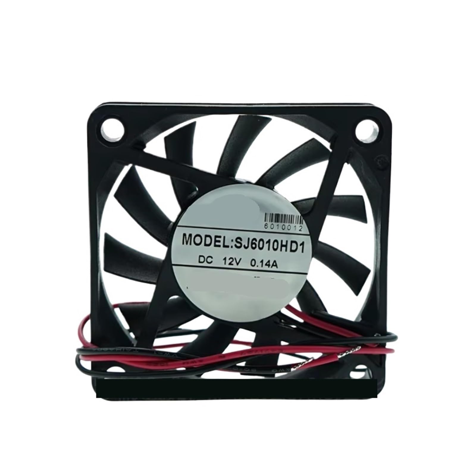 UITGVDQAT SJ6010HD1 DC 12V 0.14A 60x60x10mm 2-Wire Server Cooling Fan