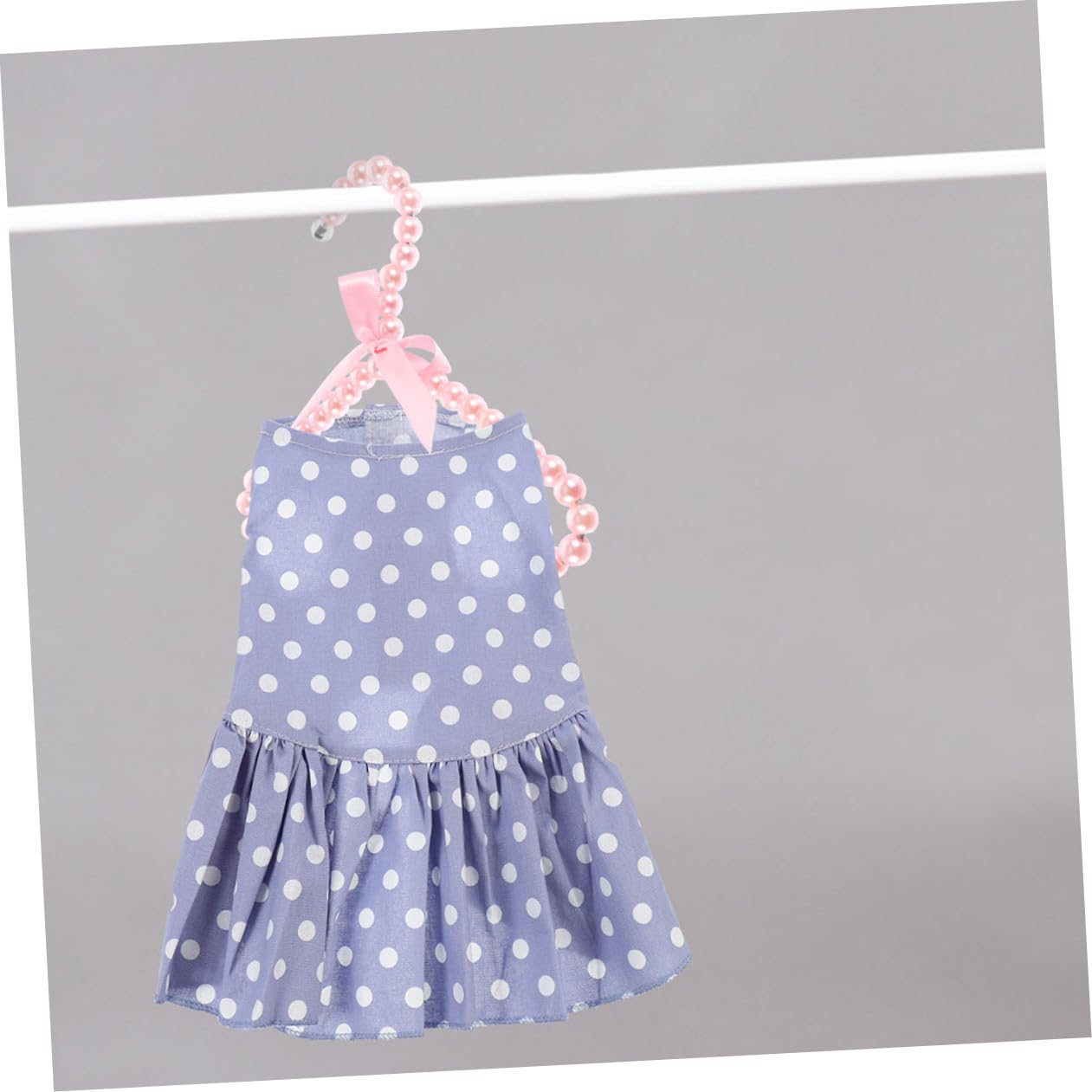 TOYANDONA 5 Piezas Unidades Perchas para Ropa Niña Pequeñas con Diseño de Perlas Antideslizantes para Recién Nacido y Organizadoras para Armario y Colgado Interiores Rosa