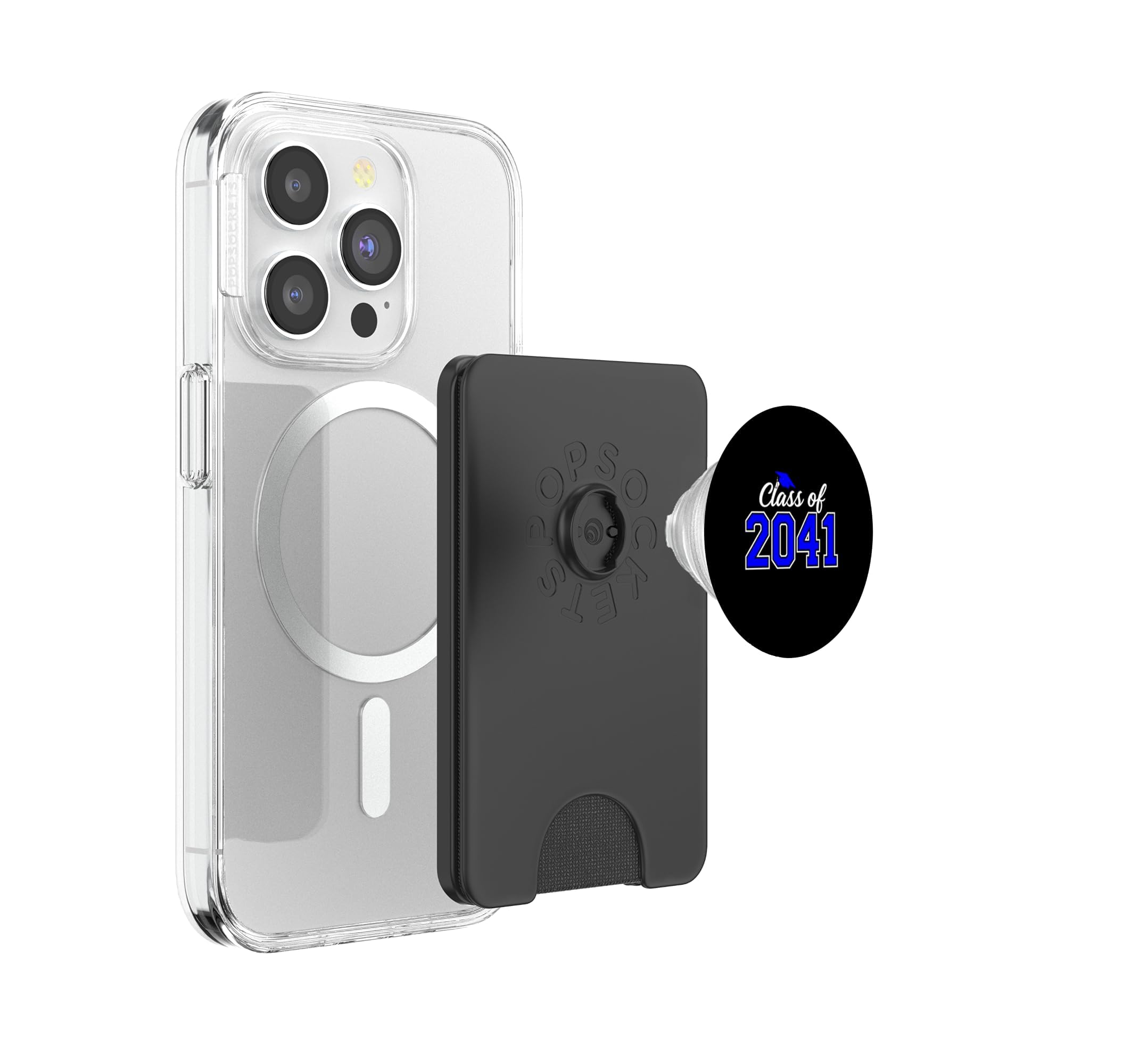 Clase de 2041 Crece Junto con una Divertida graduación Preescolar PopSockets PopWallet para MagSafe