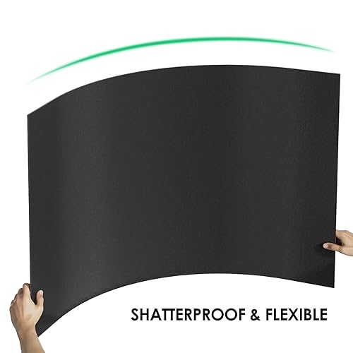 Miniatura 7 de Hoja de plástico ABS de 18 x 36 x 24 pulgadas, hoja de plástico rígido negro grande, tablero de plástico ABS para letrero, manualidades, proyecto de