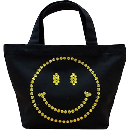 Amazon Co Jp スワロ使用 トートバッグ キラキラ スマイルs ｗ ｎｉｃｏｔｏｔｅ ｓ アイボリー左下 ホーム キッチン