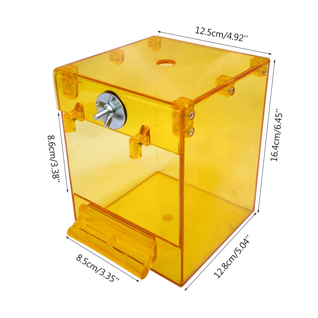 LIJUN Uccello Vasca da Bagno Pappagallo Vasca da Bagno Box Doccia Ciotola Gabbia Spazio di Lavaggio Accessori per la toelettatura