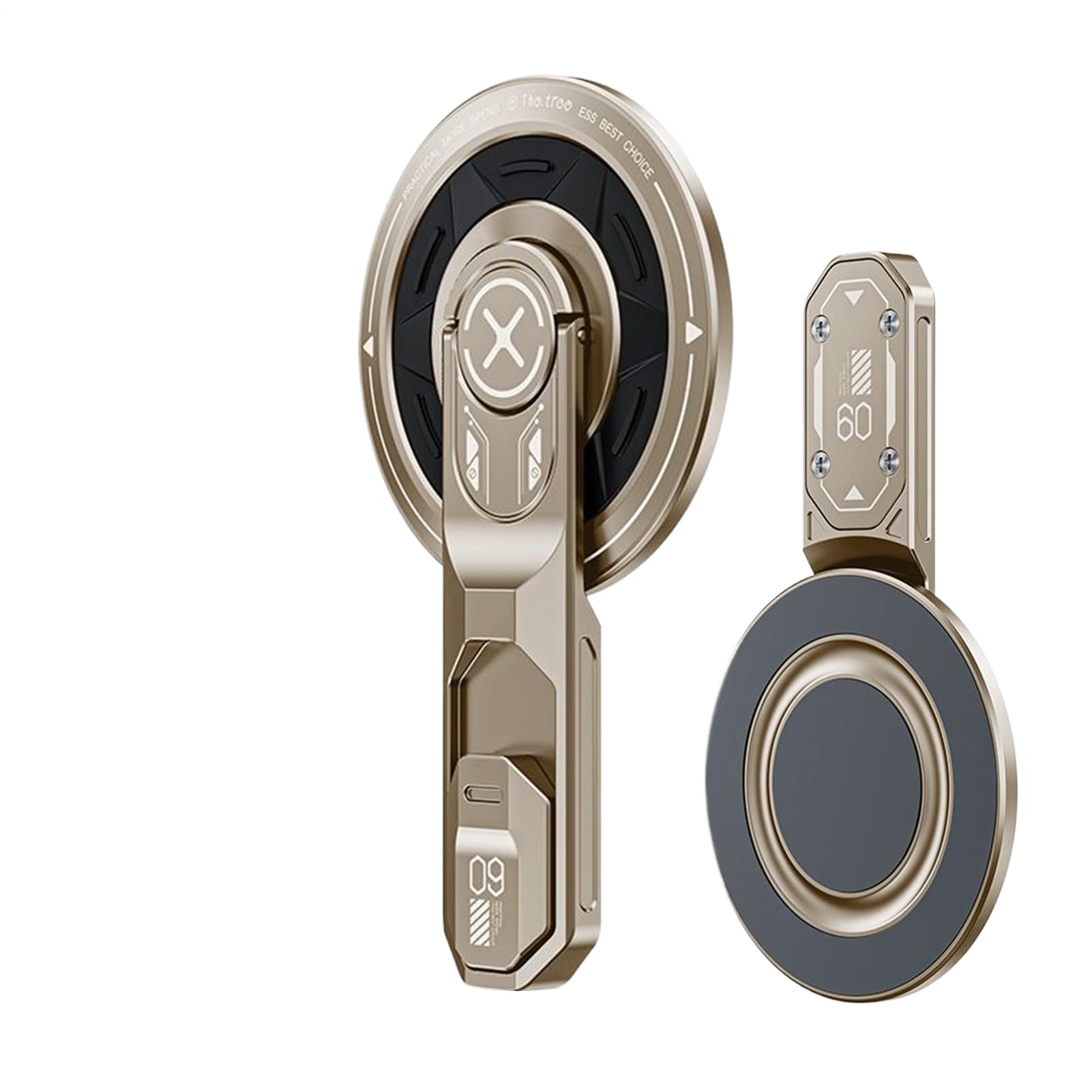 Téléphone magnétique support portable aluminium pour navigation et direct - 8