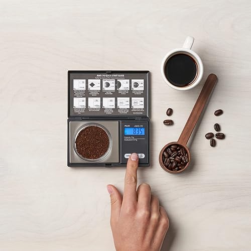 Miniatura 4 de AWS Series Báscula digital de bolsillo, AWS-70-BLK, Negro, 1