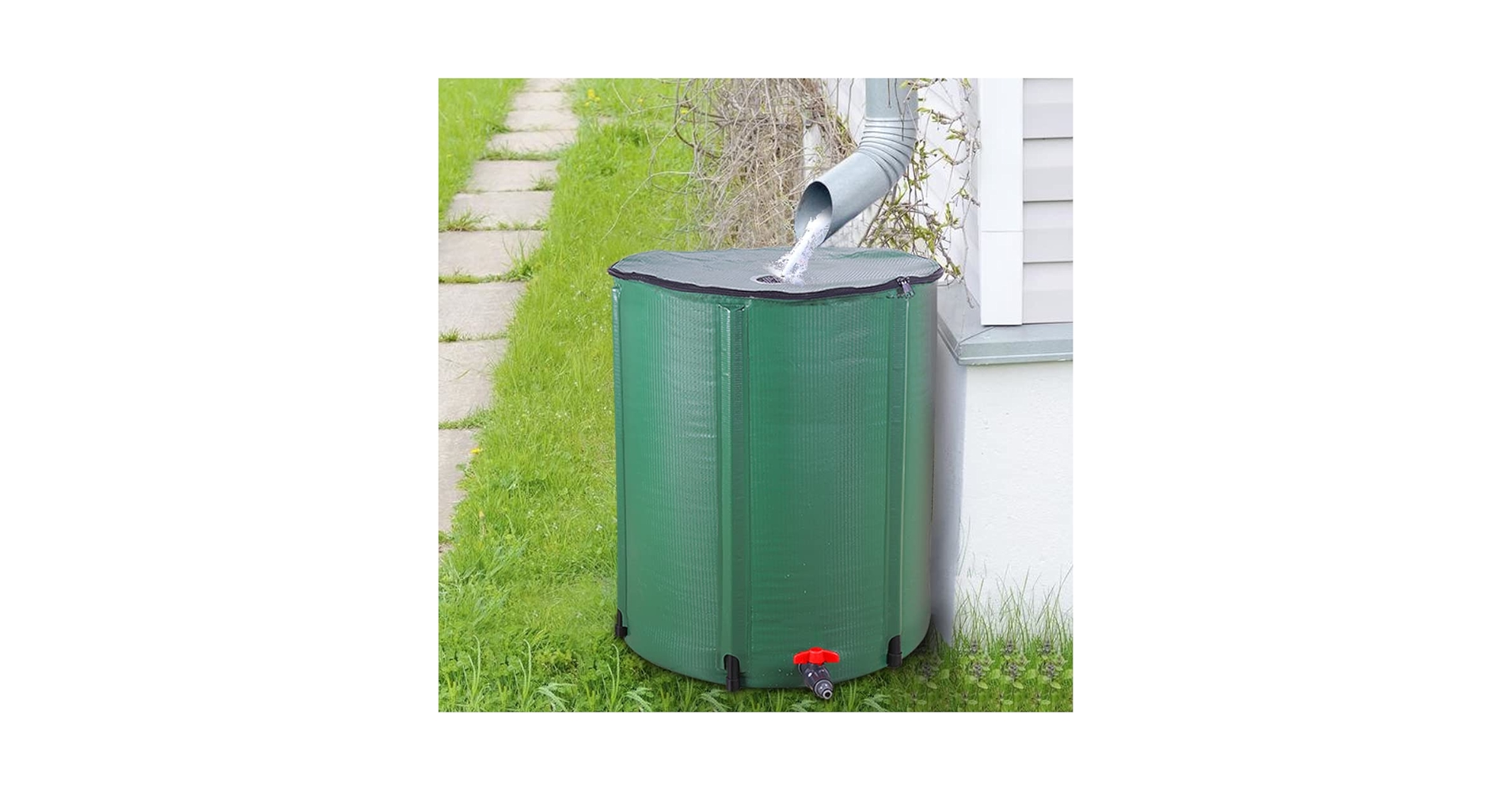 Amazon.com : Collapsible Rain Barrel Water Collector