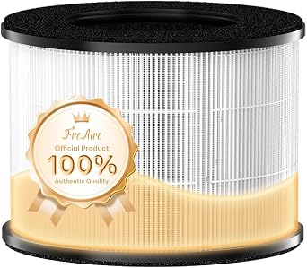 FreAire HEPA Filter, True HEPA Air Filter Replacement For Dust Smoke Pollen Dander Smell, White