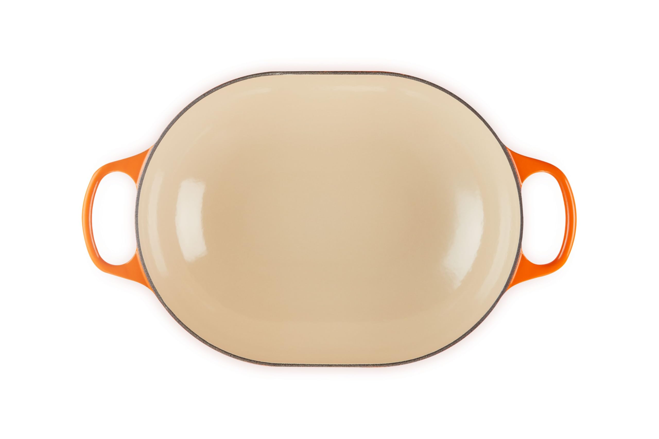 Le Creuset Casseruola Oblong Evolution in ghisa vetrificata, per tutti i tipi di piani cottura e forni, 31 cm, 3,4 litri, Arancio, 21112310902430