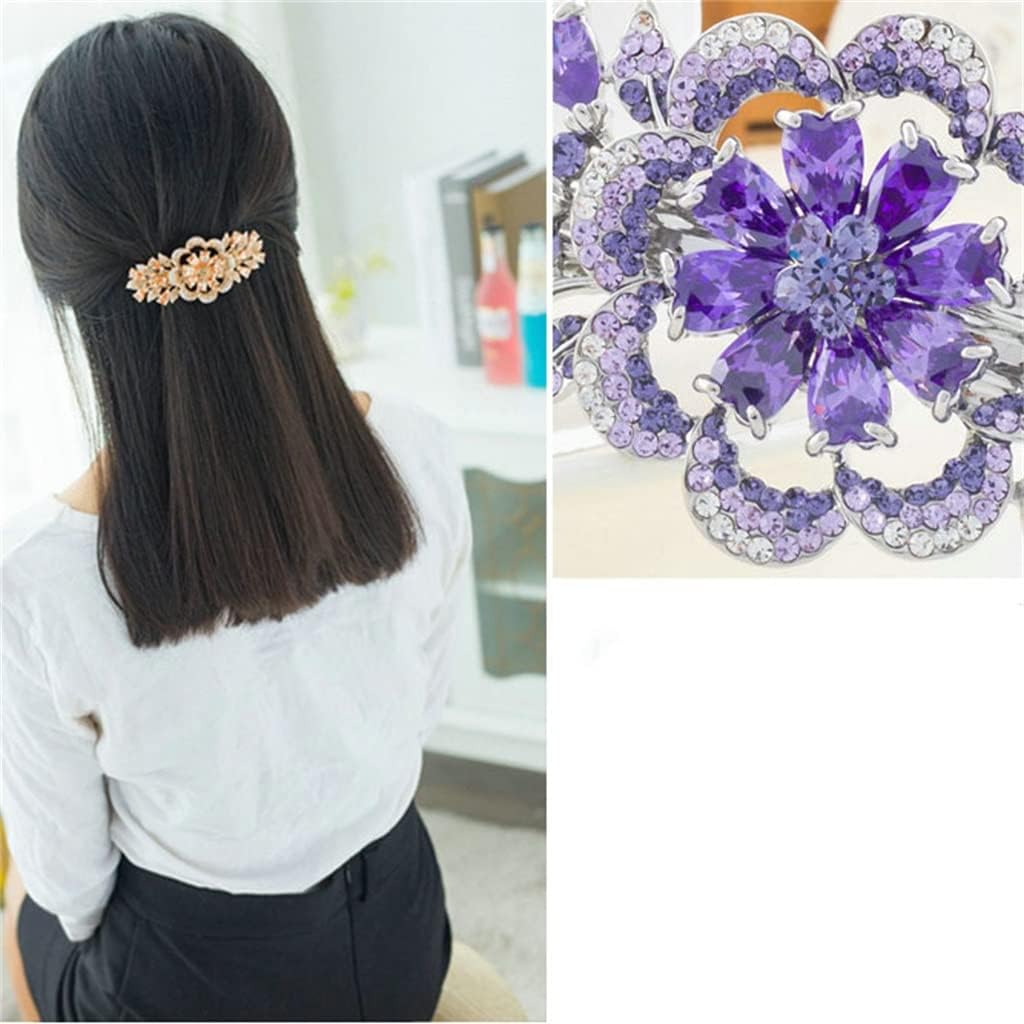 リボン ヘアクリップ ヘッドドレス レディース 大人 レディース ヘアカード ヘッドドレス クリップ (Color : A, Siz