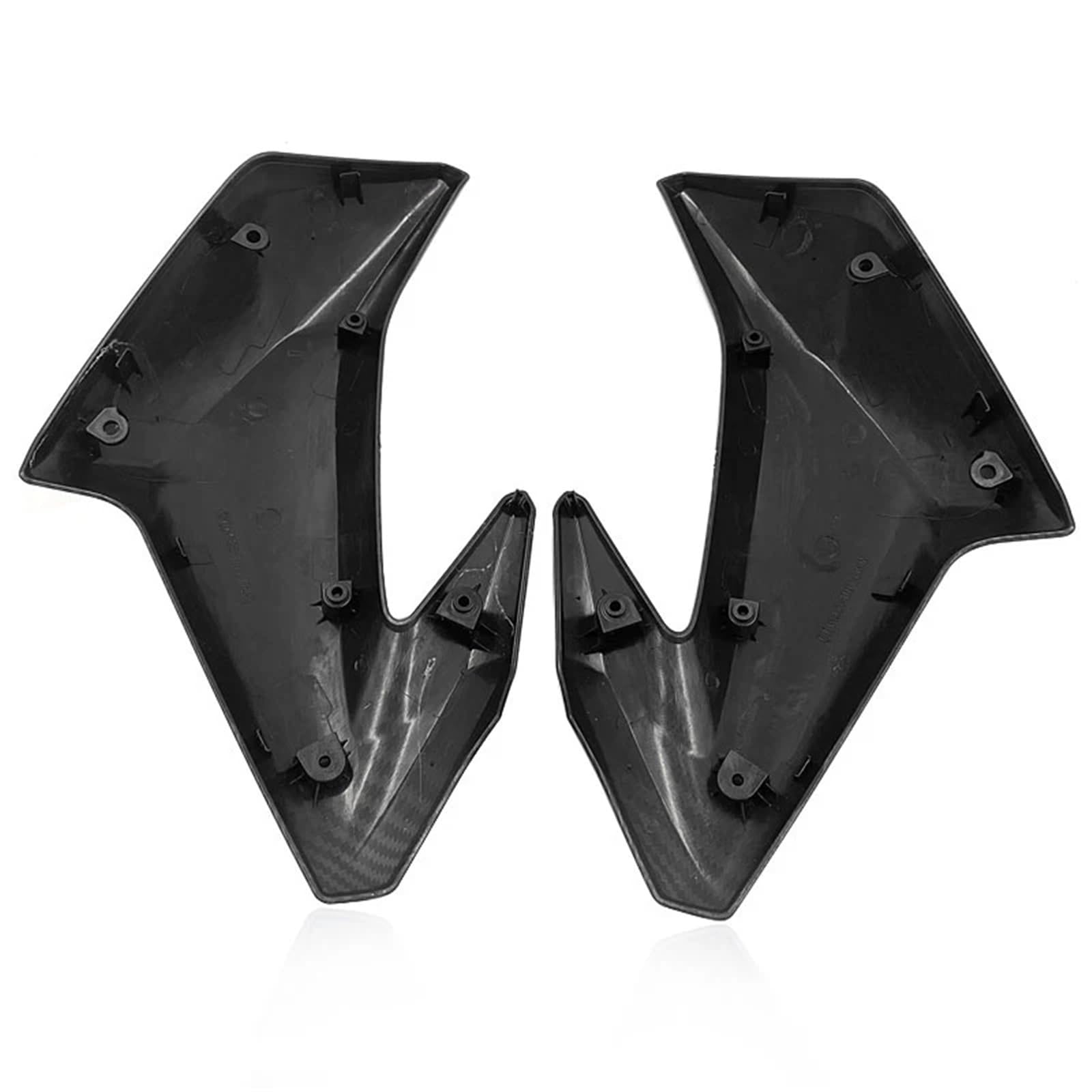 Lewy lub prawy przedni panel osłony zbiornika paliwa motocykla, rama wykończeniowa owiewki, pasuje do Kawasaki Z 900 2017 2018 2019 panelu chłodnicy motocykla(Unpainted-1 Set)