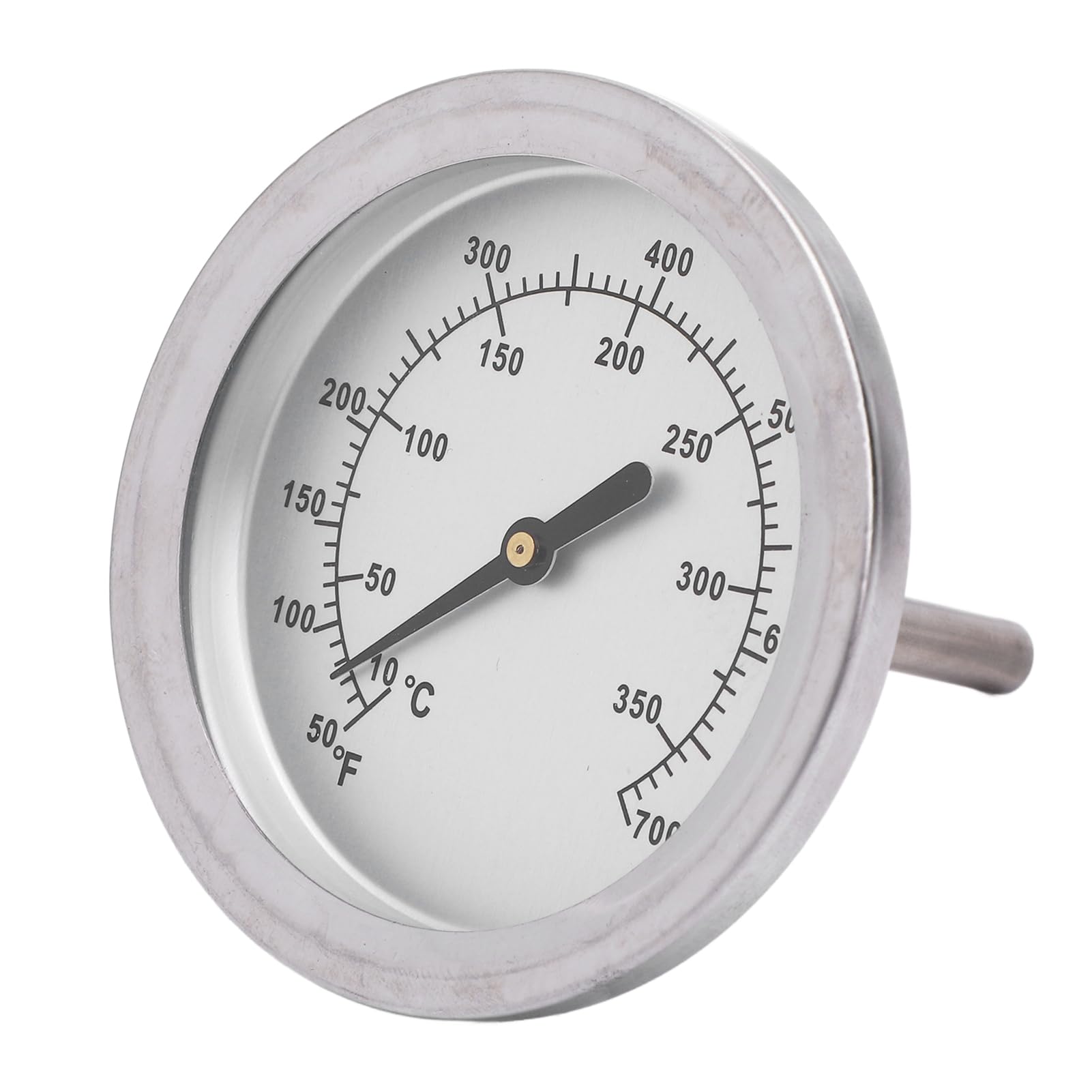 6.7cm Large Dial Oven Thermometer, 50-700°F Stainless Steel BBQ Thermometer Oven Grill Monitoring Thermometer for Home Kitchen