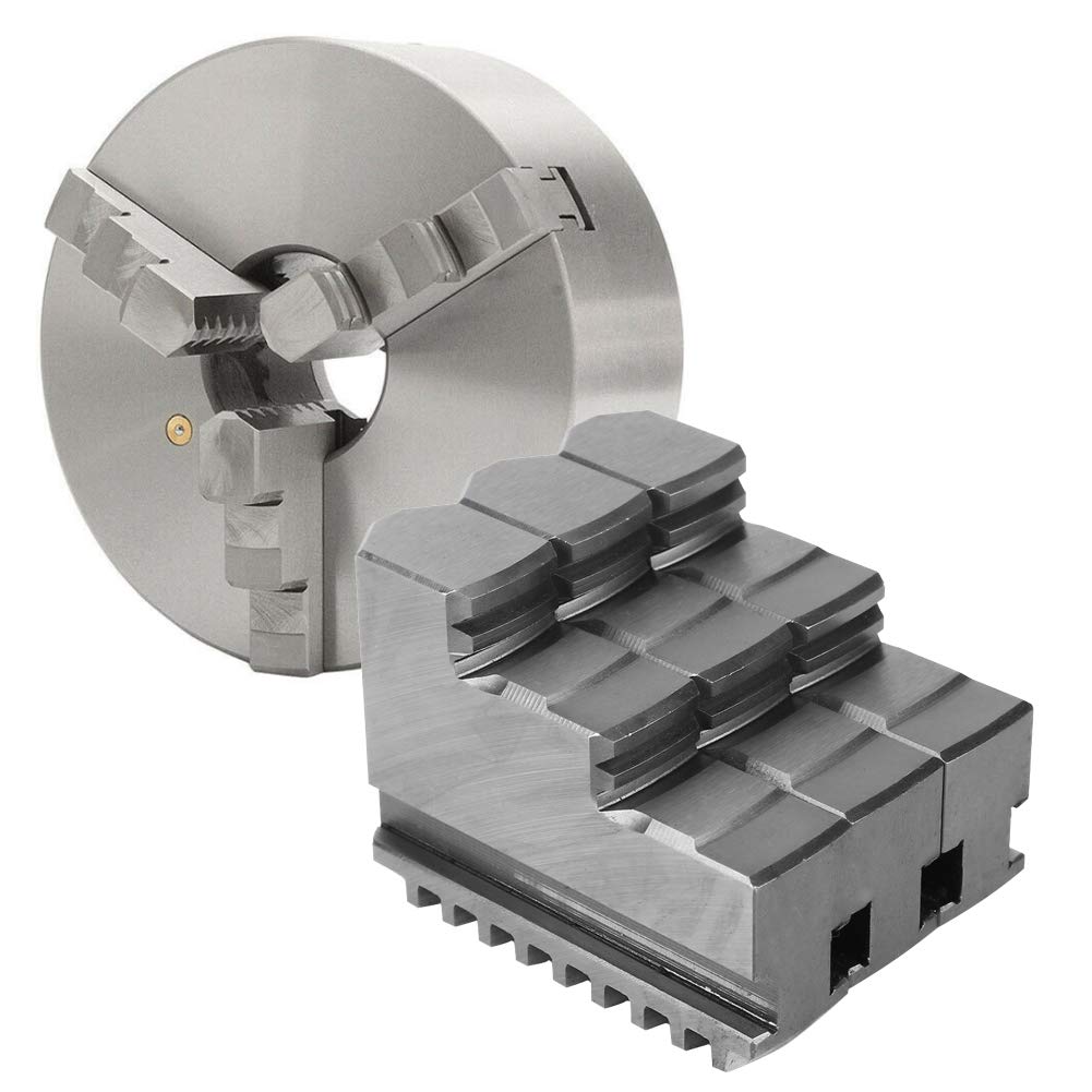 Keenso Wewnętrzny Zestaw Szczęk o Wysokiej Twardości dla Tokarki CNC - 3 szt. K11-200 8 -calowy Chuck