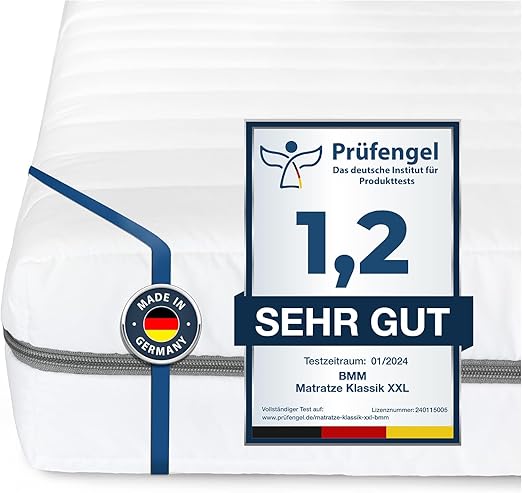 Matratzenheld Wellness matras, ergonomisch koudschuimmatras met 7 zones, hardheidsgraad 2 (H2), 0-80 kg, Öko-Tex gecertificeerd, hoogte 18 cm, 180 x 200 cm Matratzenheld Wellness matras, ergonomisch koudschuimmatras met 7 zones, hardheidsgraad 2 (H2), 0-80 kg, Öko-Tex gecertificeerd, hoogte 18 cm, 180 x 200 cm