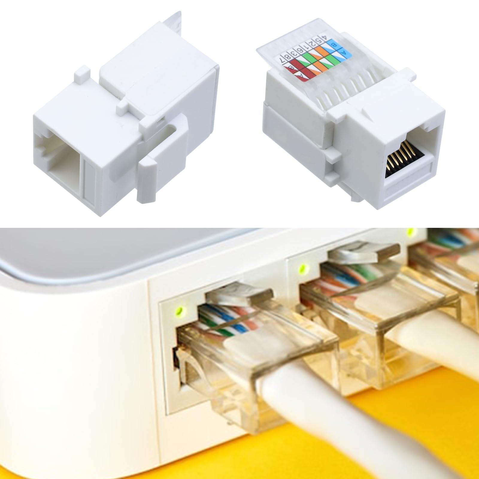 【ハム】Cat6変換コネクタ Amazon.co.jp: Antrader RJ45/Cat6/Cat5e ツールレス キー