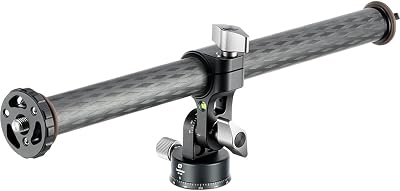 Leofoto HC-28 Center Column Toothed System, Carbon Fiber, Reversible 1/4