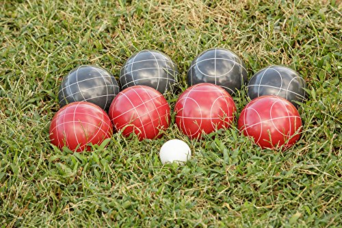 image for Triumph Sports Competition 100mm Resin Bocce Ball Outdoor Game Set wit