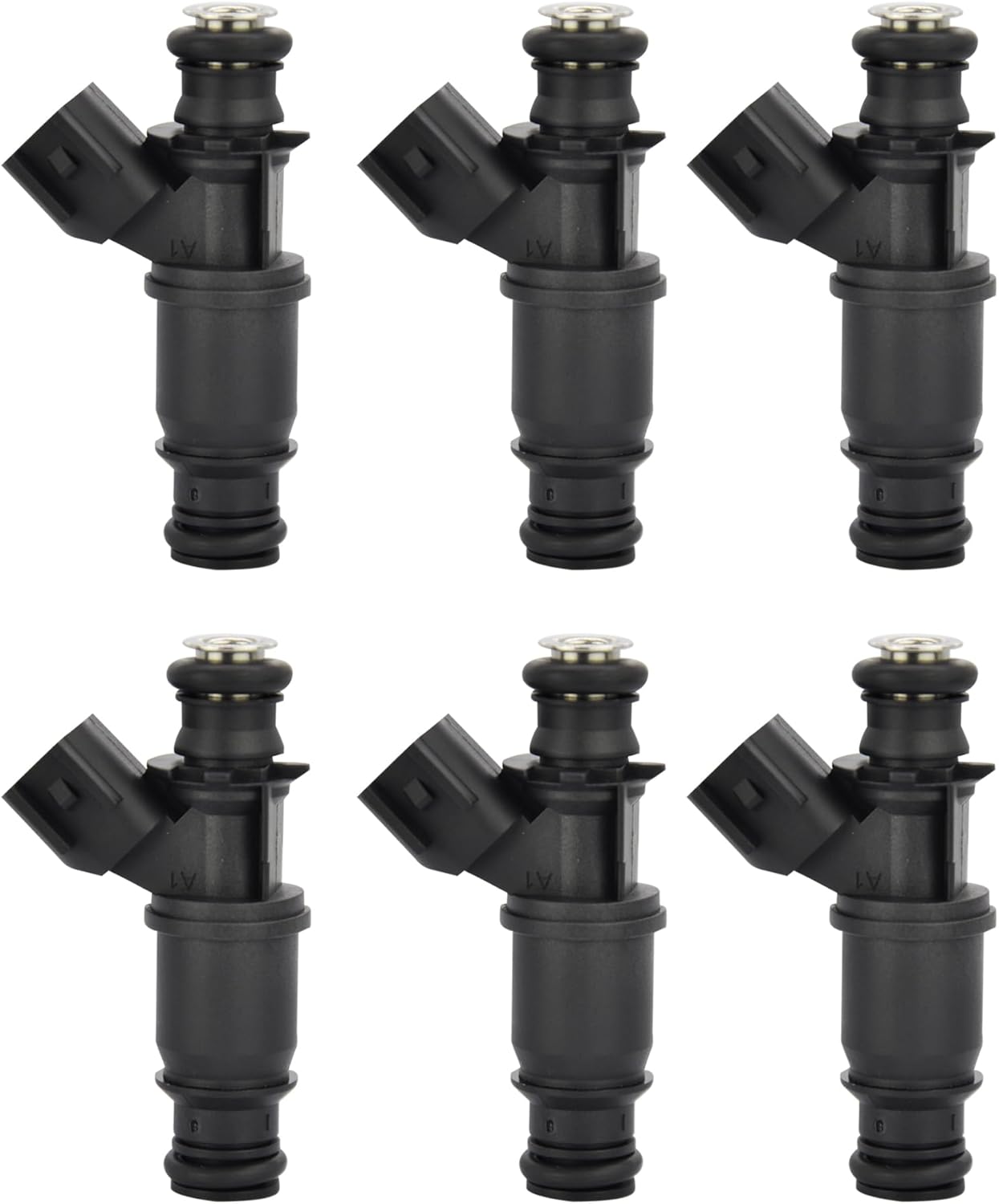 6PCS Fuel Injectors Compatible with Buick 2005-2009 Allure/LaCrosse, 2006-2008 Lucerne & Pontiac 2004-2008 Grand Prix, V6 3.8L, Replace# FJ706, 800-1694N