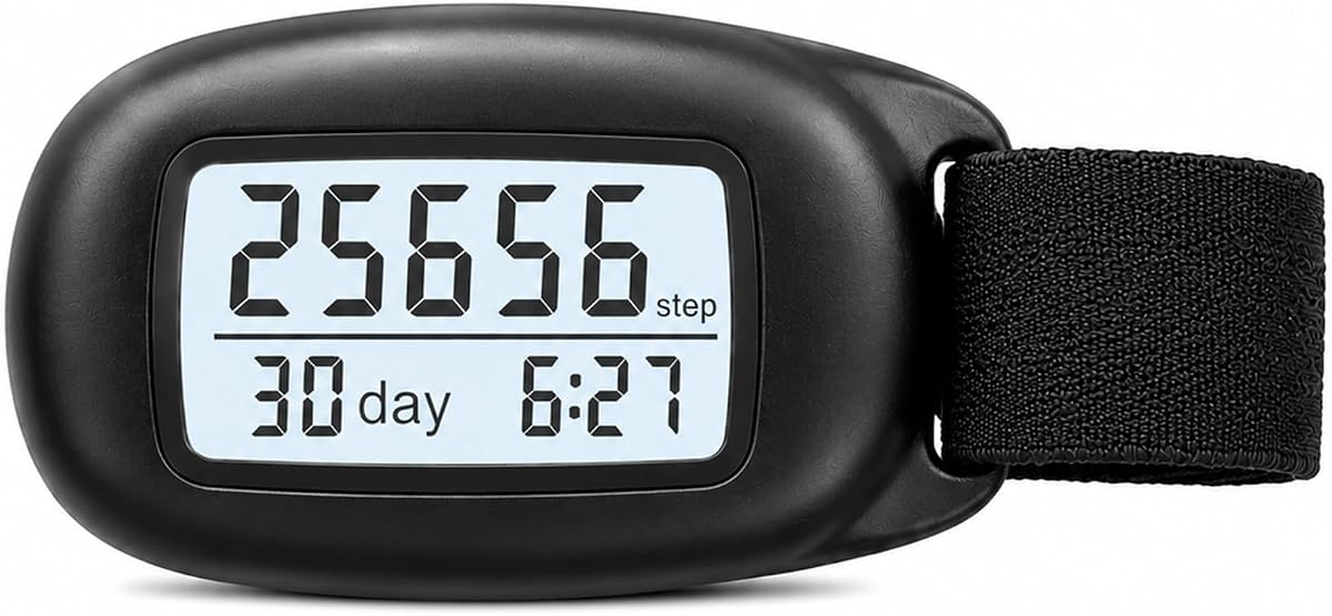 3D Pedometer for Walking Steps and Miles