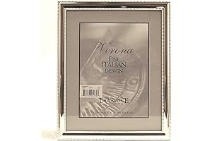 8x10 Lawrence Frames Modern Silver Picture Frame