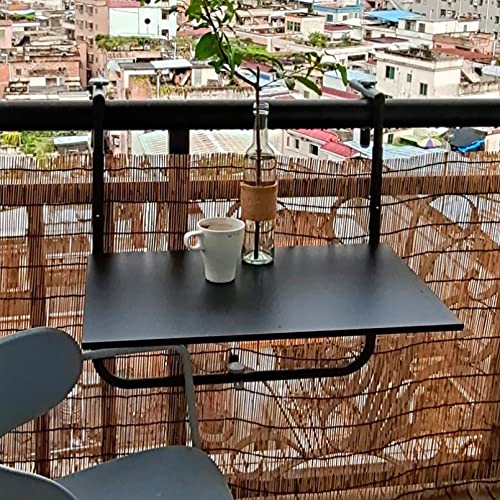 Table de bar pliante balcon et terrasse suspendue gain de place réglable - 2