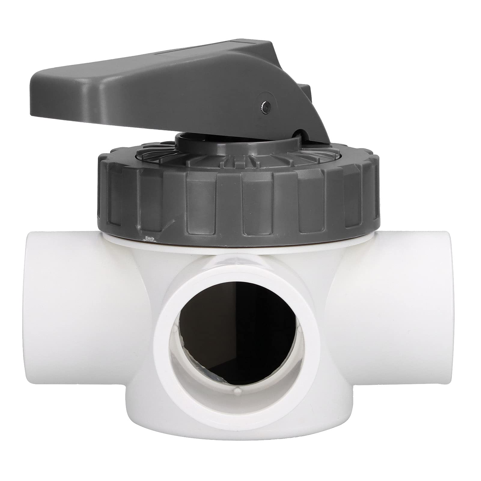 Válvula Desviadora de SPA para Piscina, Válvula de Piscina de 3 Vías, Fácil de Instalar y Desmontar para Todas Las Necesidades de de Riego (V40-3A)