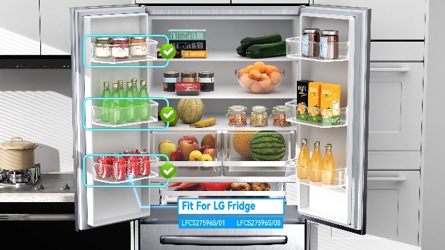 Amazon.com: [2 Pack] UPGRADED MAN63948504 Refrigerator Door Shelf