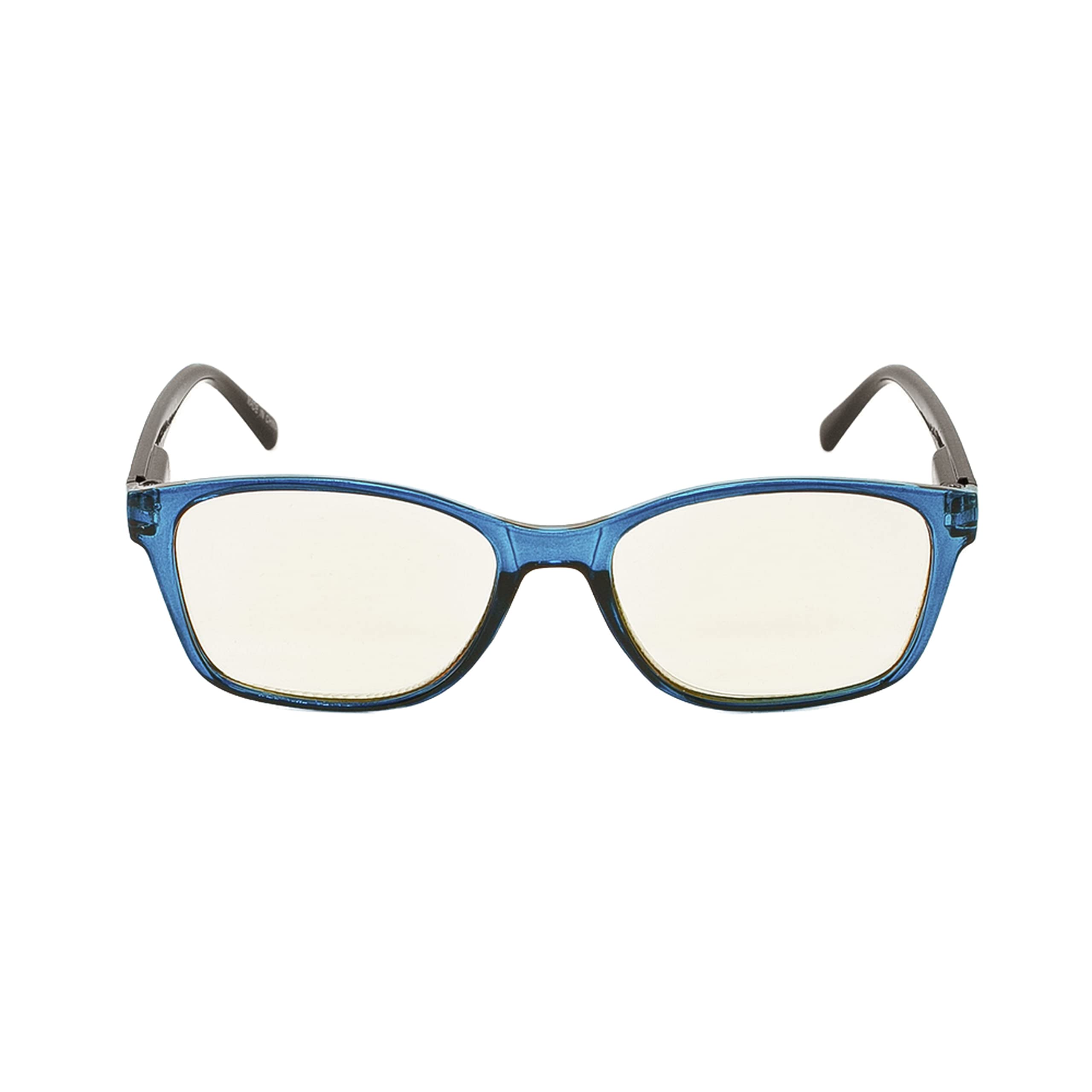 Reading Glasses Shop Style PC06 Vinyl Reading Glasses, 1.50 Strength, Blue/Black