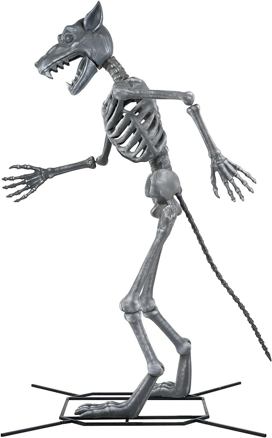 Spirit Halloween 10 Ft Wolfie Animatronic, Animated Decoration, Features Volume Control & Included Adapter, Multicolor