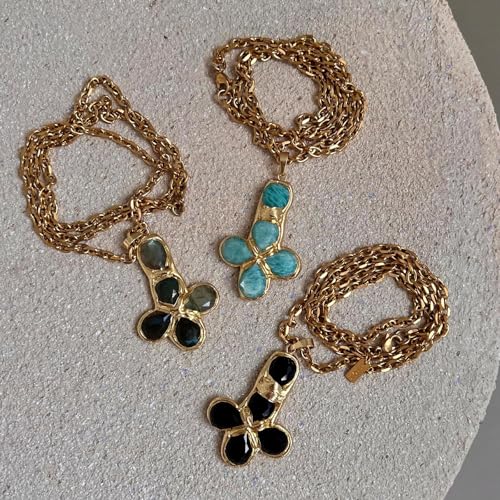 Colorful Cross Zircon Pendant Necklace, Dainty Gold Cross Pendant Necklace, Adjustable Chain Jewelry for Women4