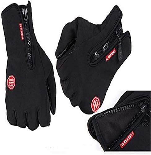 Miniatura 5 de Guantes impermeables para bicicleta, motocicleta, deportes al aire libre, cálidos, resistentes al viento, guantes térmicos táctiles, equitación,