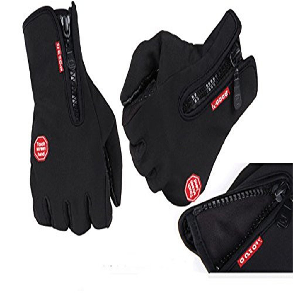 Gants D'hiver Tactiles - 2 Paires - Tissu Extensible Et Chaud - Compatibles écrans Tactiles - Unisexe