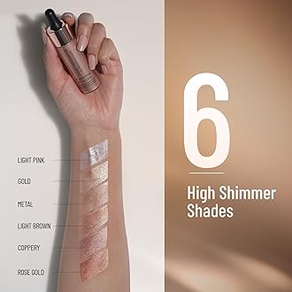 Swiss Beauty Drop & Glow Liquid Highlighter For Face Makeup | Illuminating Liquid Highlighter With Dewy Finish | Shade -Rosegold, 18ml