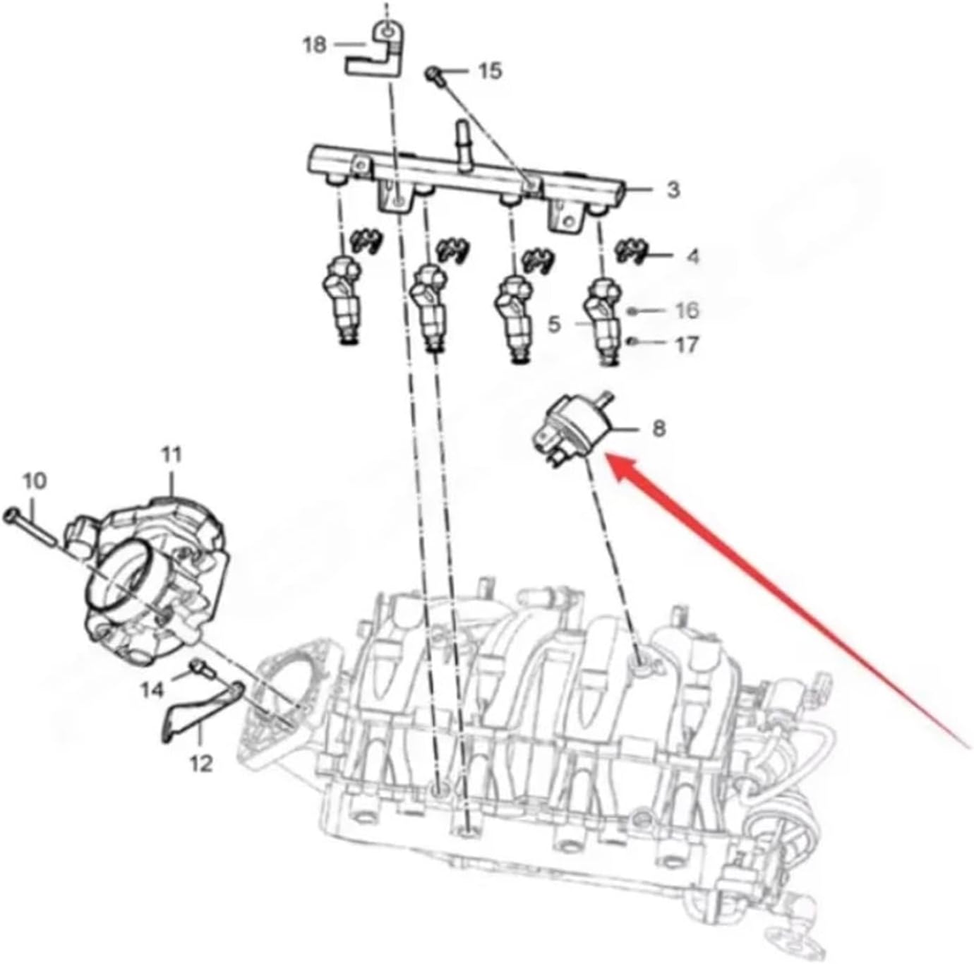 24105458 Evaporative Emissions Carbon Canister Solenoid Valves Purge Valve Compatible With Chevry Cruze 1.5L 2014 2015