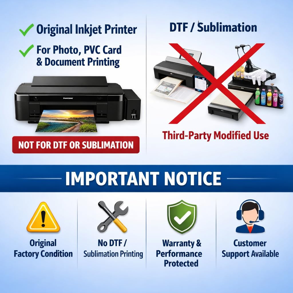 MY PRINT L8050 | A4 Size 6 Color Wireless Colour Home Inkjet Printers | (Including 6 ColorInk) | PVC Card Print | Multicolor [WiFi] [Photo Printer] [PVC Card Printer] [with USB Cable] — Amazon image 6